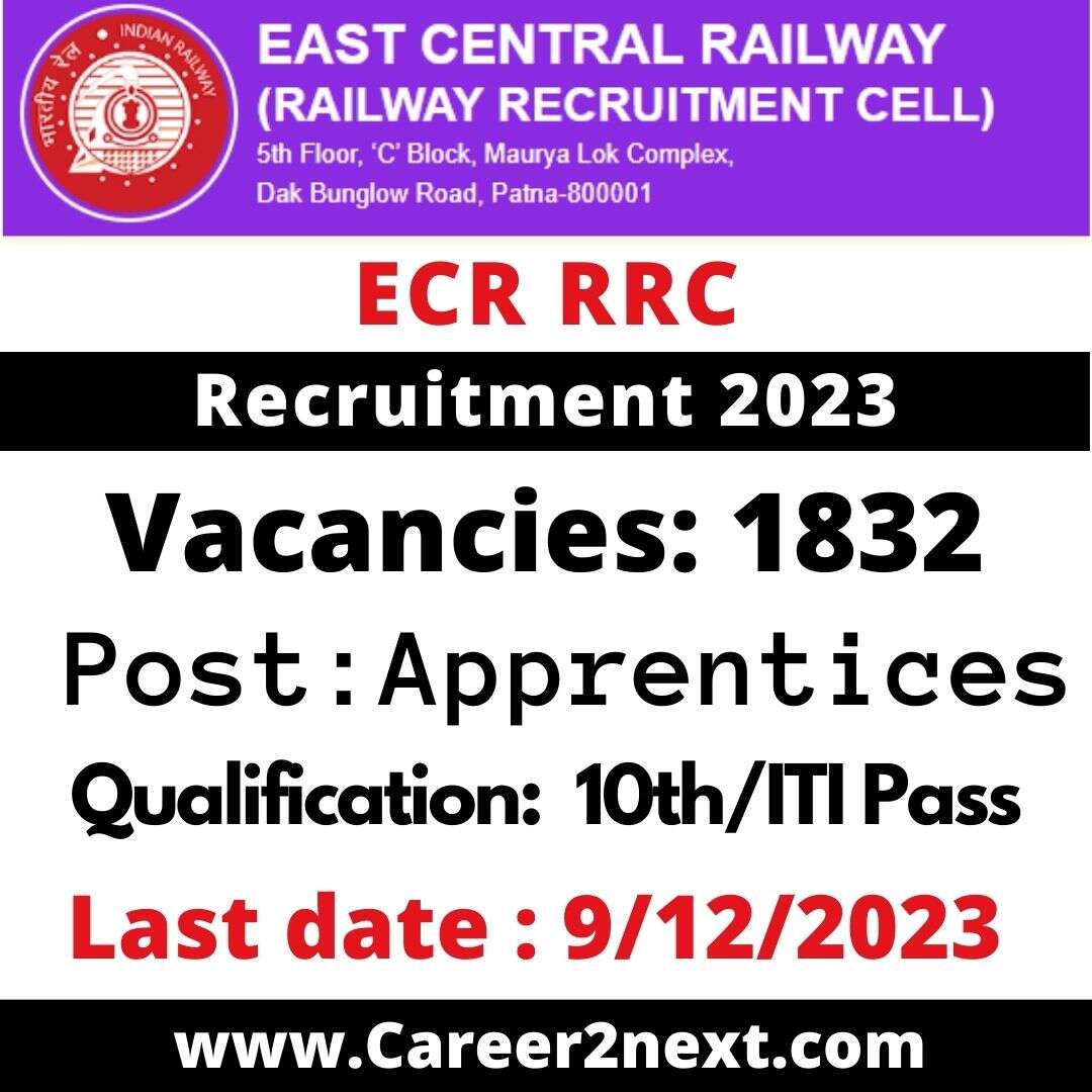 East Central Railway Recruitment 2023