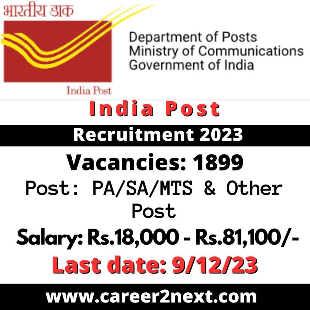 India Post Sportsperson Recruitment 2023