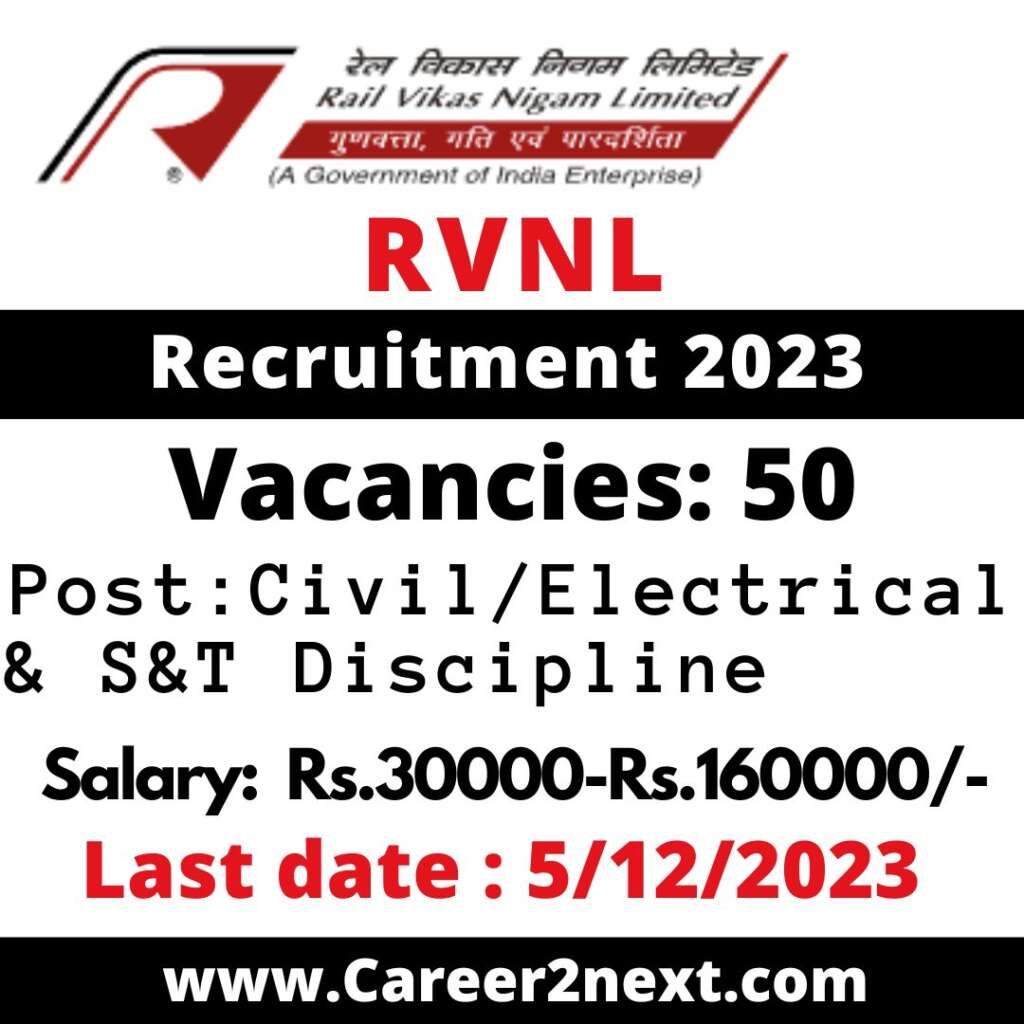 RVNL Recruitment 2023