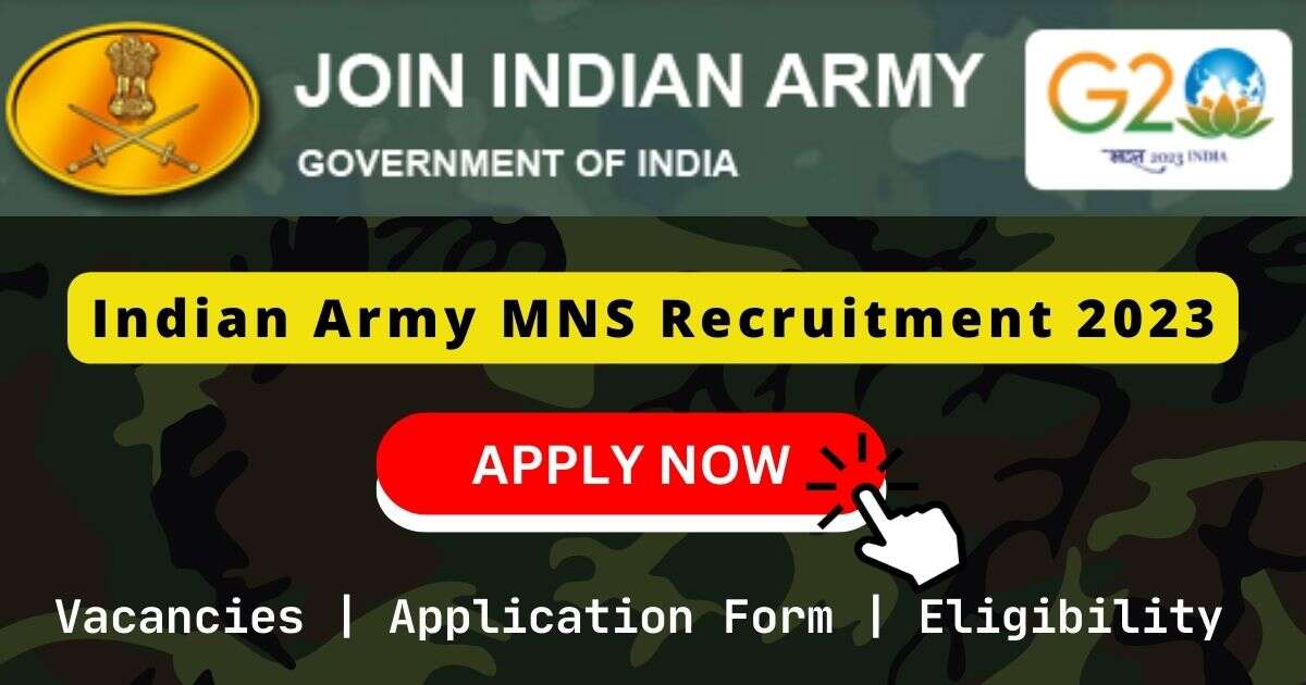 Indian Army MNS Recruitment 2023