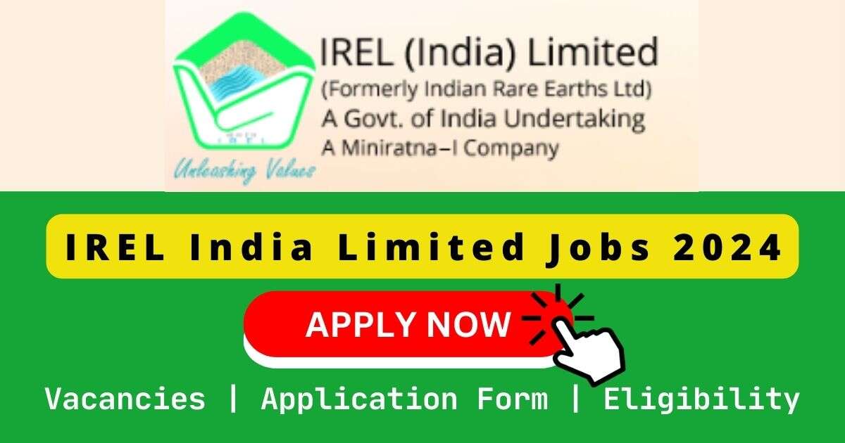 IREL India Limited Jobs 2024