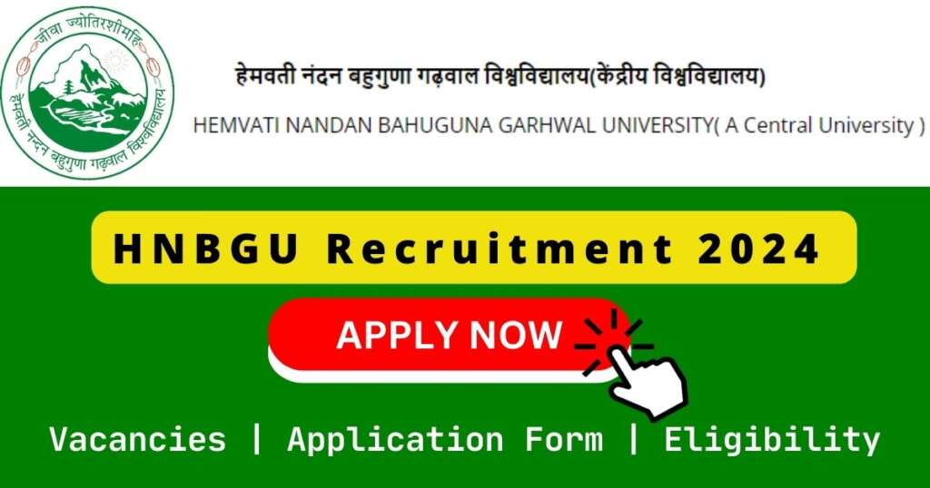 HNBGU Recruitment 2024