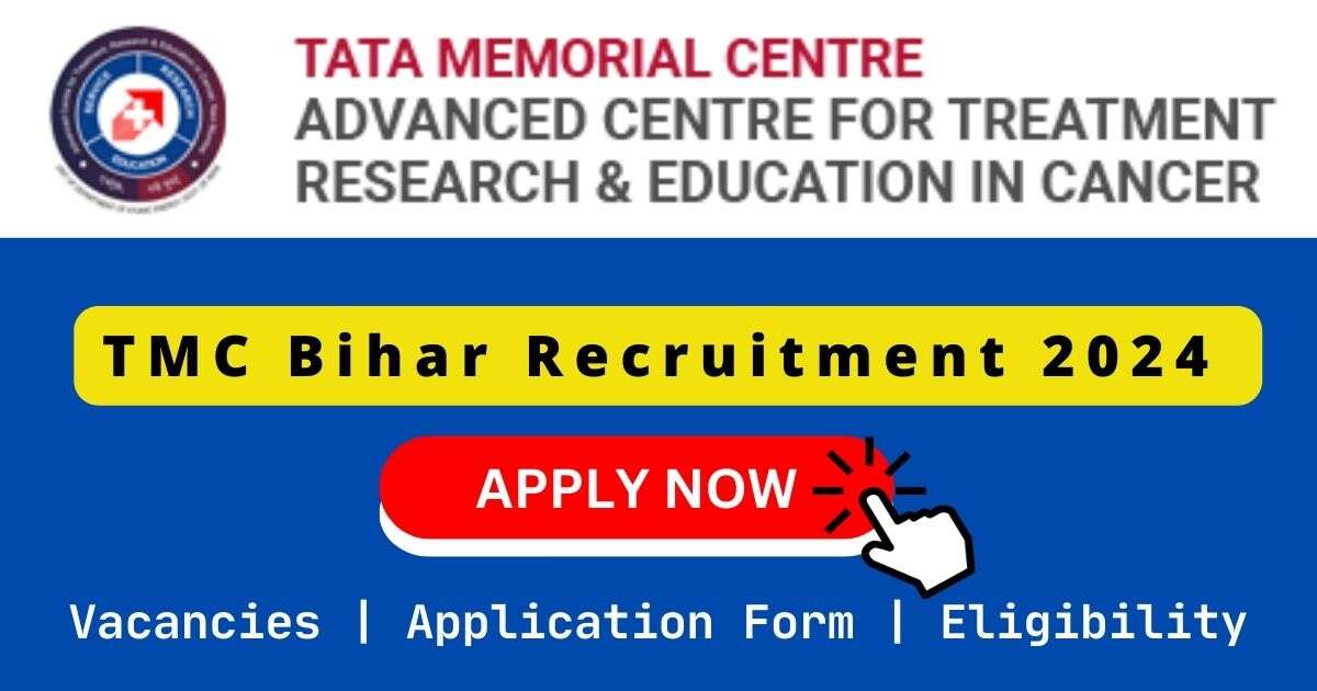 TMC Bihar Recruitment 2024 | 02 Senior Resident Posts