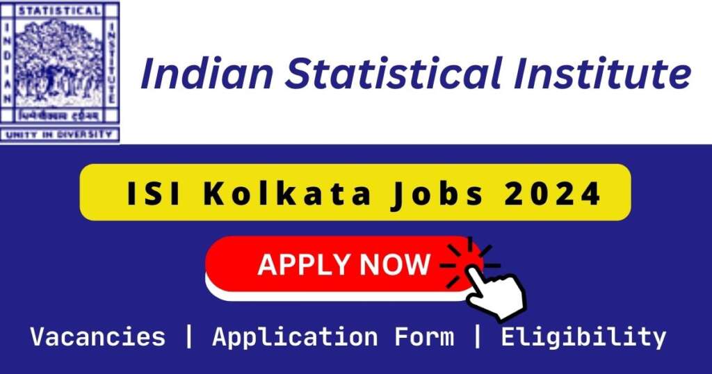 ISI Kolkata Jobs 2024