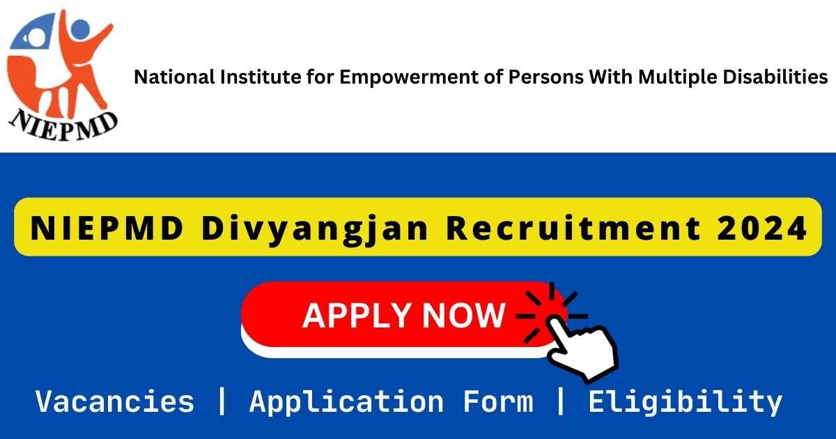 NIEPMD Divyangjan Recruitment 2024 | 03 Professor Posts
